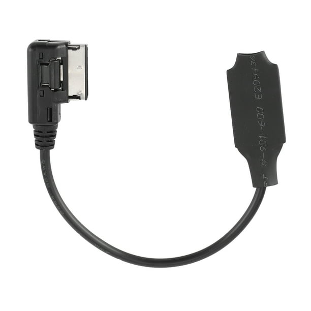 Cable adaptador de transmisión de música Bluetooth Puerto de audio auxiliar Plug and Play DC12V para interfaz AMI MMI 3G