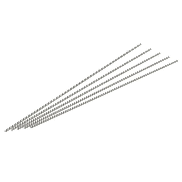 Unique Bargains Tige Entièrement Filetée M3 x 250 mm en Acier Inoxydable 304, Filets à Droite, Lot de 5
