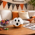 thumbnail image 6 of Pumpkin Ghost Halloween DIY Decoration, Cute Ghost Ornaments for Halloween Party, Small Halloween Decor for Table, Window, and Mantel, 6 of 7