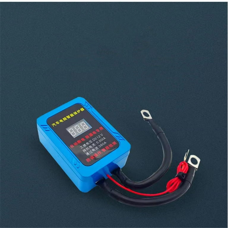 Remote Battery Disconnect Switch 12V with LED Digital Voltmeter