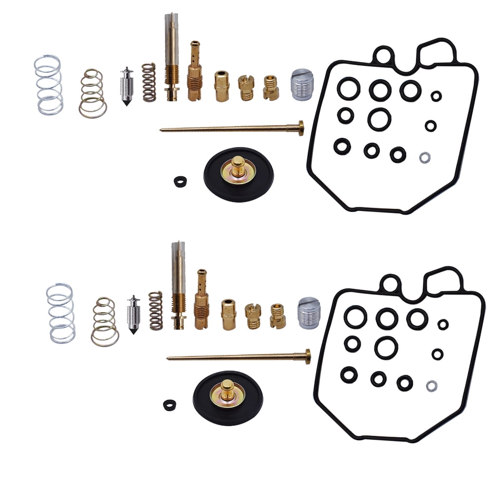 2X 8082 CX500C CX500 Carb Rebuild Repair Kit & Float & Air Cut Off