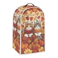 thumbnail image 2 of HELLHERO Kitchen Blender Dust Covers for Home Kitchen Indoor Reusable, Fitted Blender Protection 15.94"H x 9.45"L x 7.28"W Cat Maple Leaf, 2 of 6