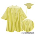 thumbnail image 2 of Graduation Dress Set Children's Graduation Robe Cap Set with Front Zipper Tassel Academic Attire for Pupil Kindergarten Ceremony Bachelor Gown Cap Set, 2 of 8