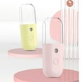 thumbnail image 4 of Face Sprayer Handheld Transparent Case Rechargeable Moisturizing Coated Makeup Diffuser Humidifier 1800mAh USB Charging Makeup Steamer Mist Maker Yellow, 4 of 7