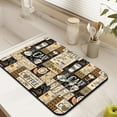 thumbnail image 3 of Coffee Bar Mat Accessories for Countertop Super Absorbent Anti-Slip Silicone Flower Dish Drying Mats for Kitchen Counter Draining Pad Decor Gift Fit Coffee Maker Coffee Pot Espresso Machine 24inx18in, 3 of 6
