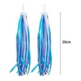 thumbnail image 6 of AMLESO Kids Bike Streamers Bicycle Grips Tassels Boys and Girls Durable 8inch Length Bicycle Handlebar Streamers for Tricycle Riding Blue White Purple, 6 of 10