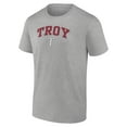 thumbnail image 2 of Men's Heather Gray Troy University Trojans Campus T-Shirt, 2 of 3