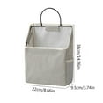 thumbnail image 2 of PVCS Bathroom Hanging Bag Storage Bag Wall-mounted Fabric Desktop Storage Bag for Home, 2 of 7
