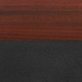 thumbnail image 2 of 42" Square Breakroom Table- Mahogany Top- Chrome Base & 4 Stack Chairs- Black, 2 of 9