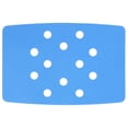 thumbnail image 1 of Shower Chair Cushion Paste Fixed Keep Warm EVA Blue Perforation Design Portable Shower Stool Cushion, 1 of 5
