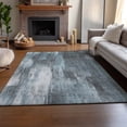 thumbnail image 6 of Addison Rugs Mayfield Washable Transitional Casual Teal Rectangle Rug, 3' x 5', 6 of 6