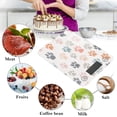 thumbnail image 4 of High Precision Digital Kitchen Scale Tempered Glass Food Scale Multifunction Scale Small Kitchen Appliances Watercolor Dog Paw Prints, 4 of 7
