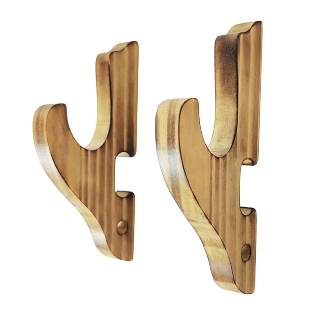 BELOVING Sword Holder Wall Mounted Decorative Wooden Rack for Samurai Flute Wakizashi 1 Tier