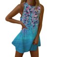 thumbnail image 4 of Vestido de mujer Vestidos de verano para mujer Vestido de camiseta con estampado de playa Sin mangas Vestido de tanque suelto informal Pompotops ghjkhdj2351, 4 of 6
