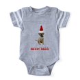 thumbnail image 1 of CafePress - FIN Puggle Merry Xmas - Cute Infant Baby Football Bodysuit, 1 of 1