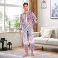 thumbnail image 5 of IAUYY Unisex Adult Onesie Pajamas Ultra-Soft Crystal-Soft Fabric, Halloween Adult Onesie Pajamas Adults,With a Zipper Plus Size Onesie Pajamas, A Couple Of Lovers, 5 of 7