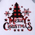 thumbnail image 3 of Christmas Matching Family Pajamas Sets Merry Christmas Print Red Tops and Pants Sleepwear 2Pcs Sets, 3 of 11