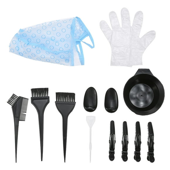 Hair Color Mixing Dye Kit Hair Dyeing Brushes Tint Comb