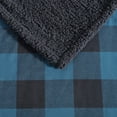 thumbnail image 5 of Eddie Bauer Cabin Plaid Blue Flannel Yarn Dyed Throw Blanket, 60" X 50", 5 of 5