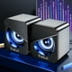 thumbnail image 4 of Altavoz pequeño estéreo con Bluetooth para ordenador, subwoofer, para casa, ordenador de escritorio, portátil, cable USB, minialtavoz, estéreo Bluetooth para ordenador de escritorio, 4 of 9