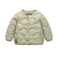 thumbnail image 2 of KAUOD Toddler Girls Lightweight Puffer Jackets Snap Buttons Thick Warm Winter Coats Kids Baby Soft Padded Down Coats, 2 of 9