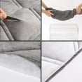 thumbnail image 5 of Gray 190cm Velvet Double Headboard Headboard Cover for Double/Single Bed High Quality Elastic Anti-Collection Protective Cover, 5 of 5