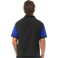 thumbnail image 2 of Yeahdor Mens Retro Classic Casual Camp Shirt Short Sleeve Shirt for Business Work Holiday Royal_Blue XXXL, 2 of 7