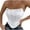White, variant on tarylea Corset Top for Women Sleeveless Strapless Tube Top Stretchy Slim Fitted Summer Tops Vest Solid Color