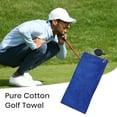 thumbnail image 4 of Sioweci Golf Towel for Golf Carts or Clubs Hanging Cotton Towel with Carabiner Golf Club Ball Cleaning Towel Golfing Gear for Men Women, 4 of 13