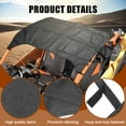 thumbnail image 4 of Black Waterproof Sunshade Soft Roof Cover Top For UTV Can Am Maverick X3 2017-2024, 4 of 8