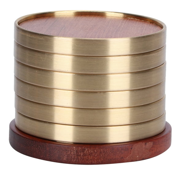 ZPSHYD Tapis De Tasse à Thé en Bois Et Ensemble De Coussins De Tasse De Bureau Isolants avec Plateau De Base-améliorez Votre Expérience De Cérémonie du Thé avec Ces Accessoires à Thé(Rosewood)