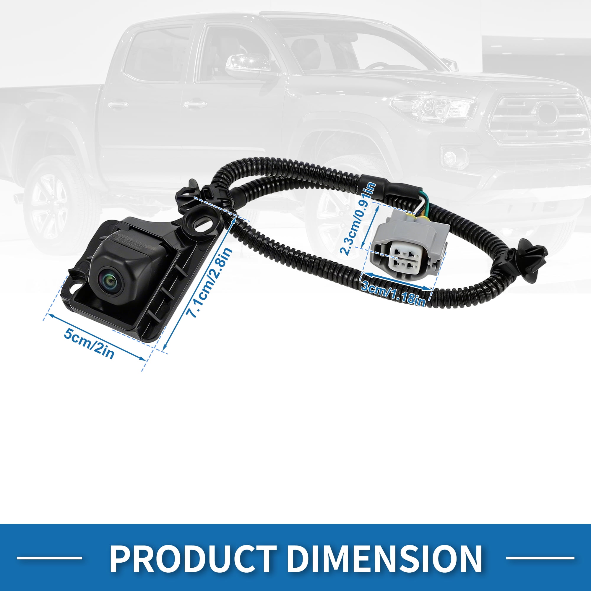 Unique Bargains Rear View Camera for Toyota Tacoma 2016 2017 Park Assist Backup Camera