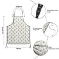 thumbnail image 2 of Light Color Cartoon Unicorn Pattern Kids Aprons for Girls and Boys,Adjustable Neck Strap Toddler Aprons for Kids Cooking Baking, 2 of 3