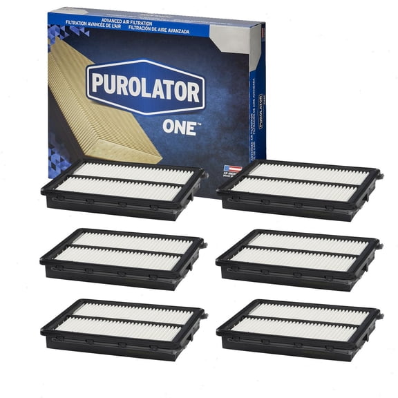 6 pc Purolator ONE A39155 Air Filters for 747 Intake Inlet Manifold Fuel Delivery Filters
