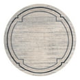 thumbnail image 2 of Unique Loom Oasis Collection Area Rug - Fountain (7' Round Gray/Ivory), 2 of 6