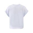 thumbnail image 4 of Women's Crew Neck Short Sleeve T Shirt Summer Casual Loose Workout Top, 4 of 5