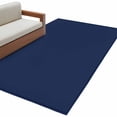 thumbnail image 2 of Navy Blue Area Rugs 2.7x5 for Living Room, Farmhouse Solid Navy Blue Color Modern Art Non Slip Washable Rug Runner, Low Pile Indoor Floor Carpet Mat Bathroom Rugs for Bedroom, Kids Room, 2 of 9