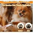 thumbnail image 3 of 2025 Ny Uppgraderad Hundtrimmer för Tassar – Tyst och Effektiv Klotång med LED-ljus one size, 3 of 5