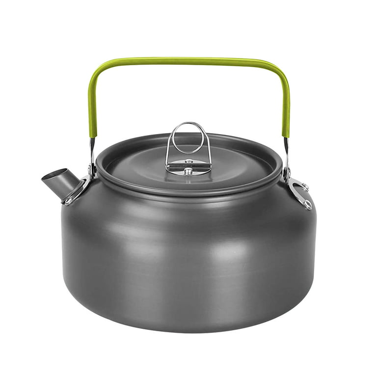 koolsoo Outdoor Small Camping Kettle for Open Fire Double Anti