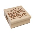 thumbnail image 1 of Beach Vibes Square Rubber Stamp Stamping Scrapbooking Crafting - Medium 1.75in, 1 of 7