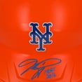 thumbnail image 2 of Mike Piazza New York Mets Autographed Alternate Chrome Rawlings Mach Pro Replica Batting Helmet with "HOF 16" Inscription - Fanatics Exclusive - Fanatics Authentic Certified, 2 of 2