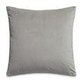 thumbnail image 5 of Gemma 21" Velvet Throw Pillow - Mushroom Gray in Set of 2, 5 of 5