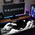 thumbnail image 6 of Black Gaming Laptop Mouse Pad,Sea Wave Big Mice Pads PC Keyboard Waterproof and Non-Slip 31.5" x 11.8" 0.12" Thick XL,XXL Rubber Table Mat, Kanagawa Surfing and Japanese Mouse Pads, 6 of 6