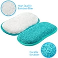 thumbnail image 2 of 10 Pack Kitchen Dish Sponges Scrubber Non-Scratch Multi-Purpose Dishcloths, Sponge Along with Heavy Duty Scouring Power - Effortless Cleaning of Dishes, Pots and Pans, 2 of 12