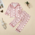 thumbnail image 2 of Gaexia Cute Outfits For Girls,Winter Toddler Girls Shirt 2T,Girls Long Sleeve Pajama Set Two Piece Soft Sleepwear Comfortable Nightwear Loungewear Outfit For Children, 2 of 6