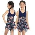 thumbnail image 6 of WOLLED Mommy and Me Swimsuit Family Matching Swimwear Two Pieces Summer Beachwear Ruffle Bikini Bathing Suit, 6 of 10