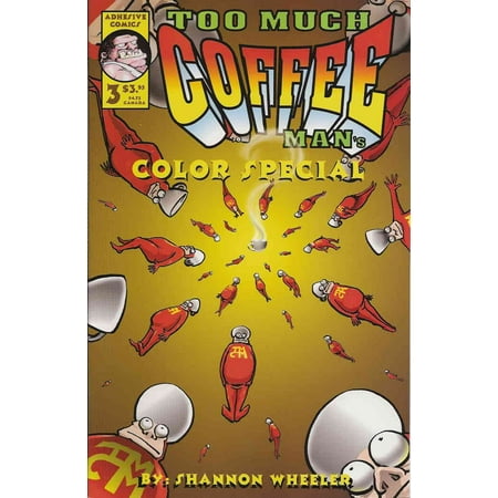 Too Much Coffee Man Special #3 VF ; Adhesive Comic Book