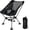 Black-with Feet, variant on High Back Folding Camping Chair, 330lbs Portable Compact Chair with Wide Seat & Ergonomic Back Support (Green)