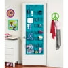 your zone so over it closet door organizer, teal sachet