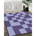 thumbnail image 3 of Ahgly Company Machine Washable Indoor Square Transitional Purple Mimosa Purple Area Rugs, 6' Square, 3 of 7
